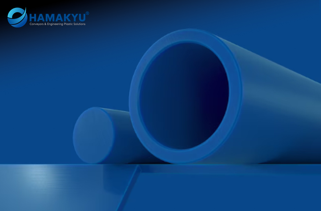 [132014915] TIVAR® HPV UHMW-PE Blue Plate Food Grade, Size:30x1010x2020mm, Origin: MCAM/Germany (Sheet, To Order Size, 30x1010x2020mm)