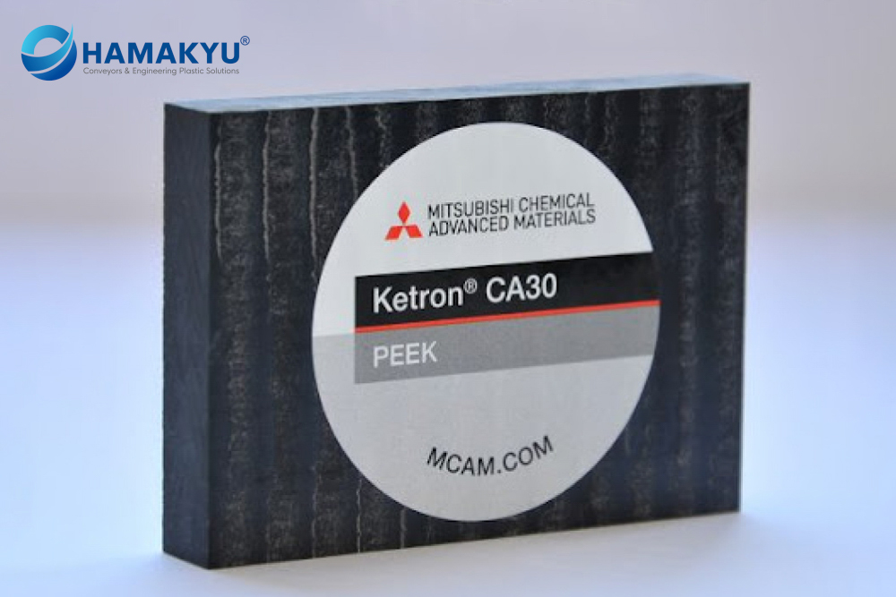 [131013130] Tấm nhựa màu đen Ketron® CA30 PEEK kích thước 5x525x1000mm, xuất xứ: MCAM/Bỉ (Tấm, To Order Size, 5x525x1000mm)